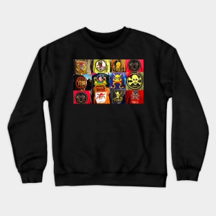 Ye Mystic Krew of Gasparilla patches Crewneck Sweatshirt